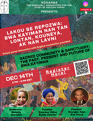 Flyer for Seeds of Liberation event